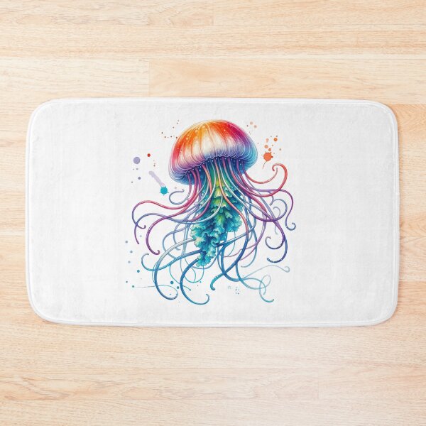 Item preview, Jellyfish watercolor designed and sold by Catherine Harrison.