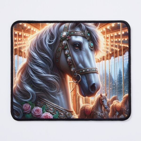 Item preview, Carousel Horse: Guardian of Fantasia designed and sold by EmeraldeaArt.