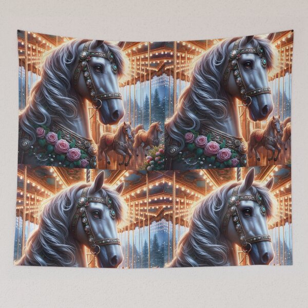 Item preview, Carousel Horse: Guardian of Fantasia designed and sold by EmeraldeaArt.