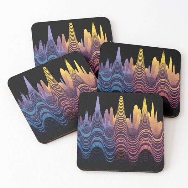 Item preview, Vibrant Sound Waves designed and sold by RkskArt.