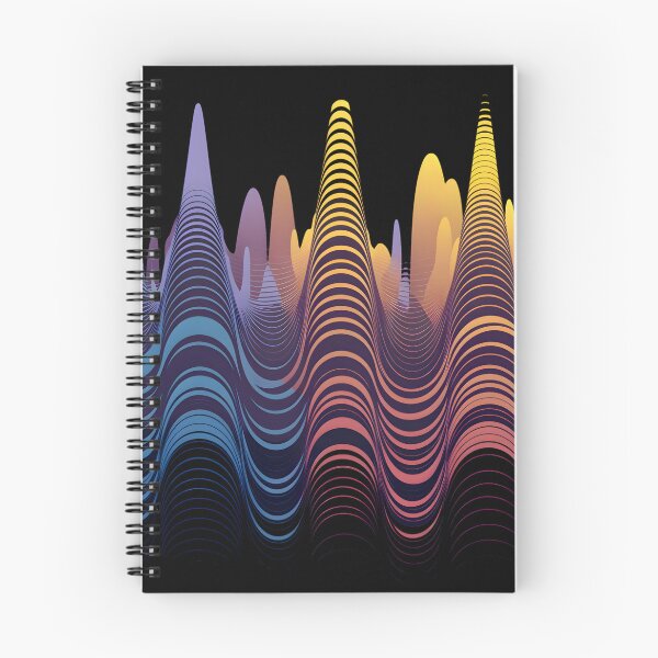 Item preview, Vibrant Sound Waves designed and sold by RkskArt.