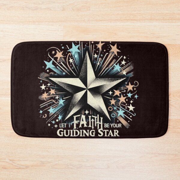Item preview, Guiding Star of Faith - Vintage Distressed Design designed and sold by GardenReign.