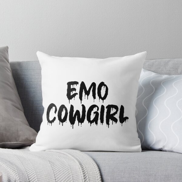 Item preview, BLACK ON WHITE EMO COWGIRL BLOOD DRIP designed and sold by RomeArtCo.