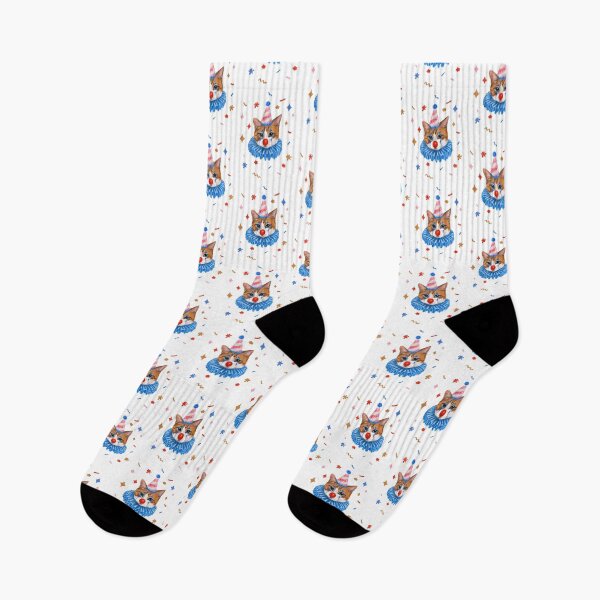 Item preview, Silly Clown Cat designed and sold by Cassie Duff.