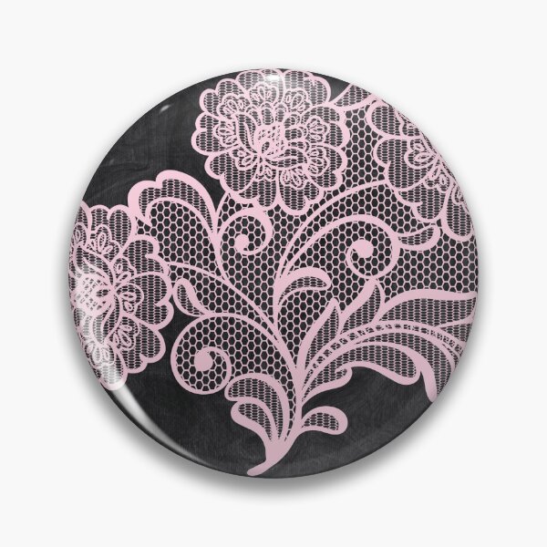 Item preview, Pink Flowers Lace Print Pattern Design designed and sold by Tammy Marie Russell.