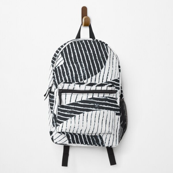 Item preview, Black and White Zebra Wavy Stripes designed and sold by Sharon Schwalbe.