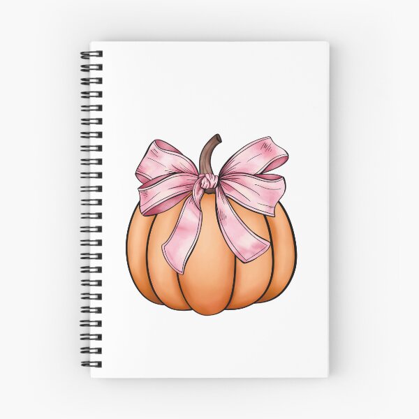 Item preview, Pumpkin with pink bow tie, coquette pumpkin, halloween coquette designed and sold by EmeraldeaArt.