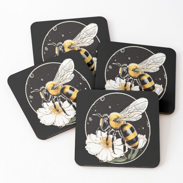 Item preview, Bumble Bee on a Flower in a Bubble designed and sold by BirdsnStuff.