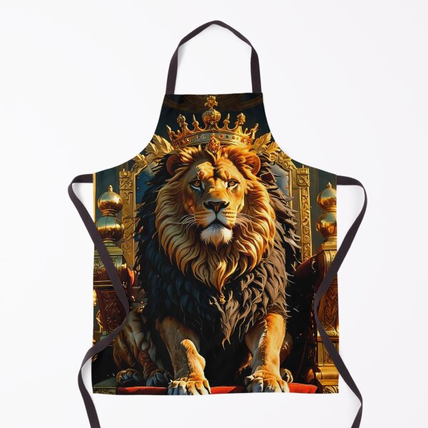 Item preview, Regal Lion Wearing a Crown designed and sold by koreatvtea.