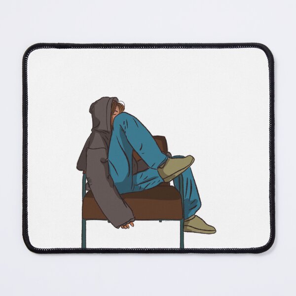 Item preview, A woman in hoodie is sitting on the chair  designed and sold by Hessah-HA.