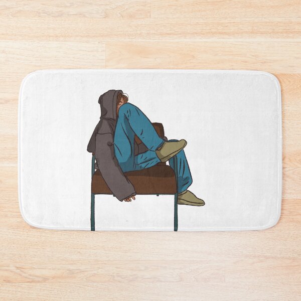 Item preview, A woman in hoodie is sitting on the chair  designed and sold by Hessah-HA.