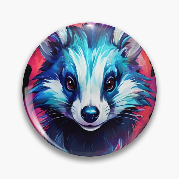 Item preview, Hot Pink Cute Skunk designed and sold by BirdsnStuff.