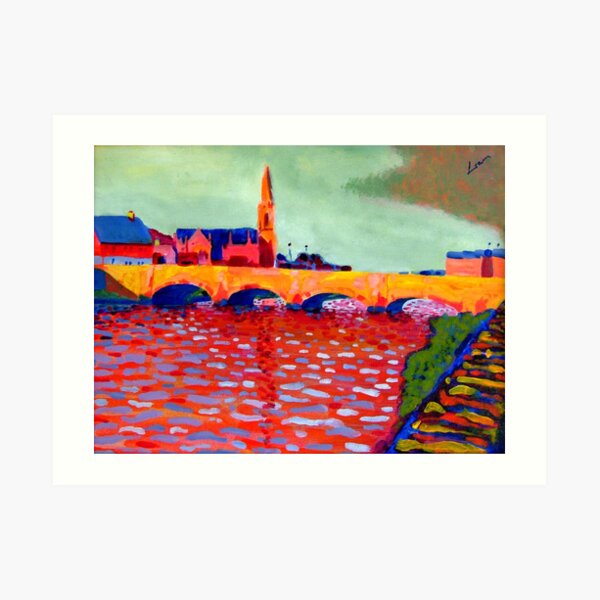 Ballina, County Mayo, Ireland Art Print