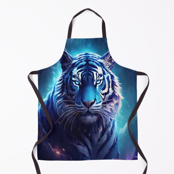 Artikelvorschau, Blauer Fantasietiger entworfen und verkauft von BirdsnStuff.