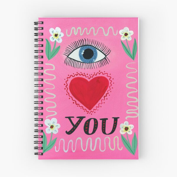 Item preview, Eye Love You – Quirky and Colorful Romantic Art Print designed and sold by Jemma Jamie Skidmore.