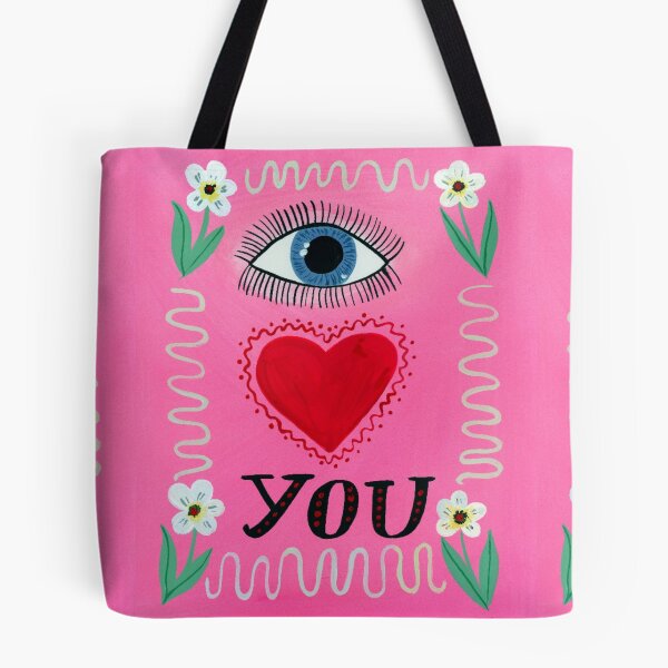 Item preview, Eye Love You – Quirky and Colorful Romantic Art Print designed and sold by Jemma Jamie Skidmore.