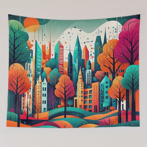 Item preview, Imaginary Urban Forests designed and sold by 0penvimark.