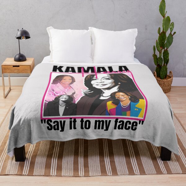 Item preview, Harris & Walz 'say it to my face' 2024 Election Kamala harris Elect 2024 Tee Harris and Walz 2024 Election designed and sold by Invisible-Cult.
