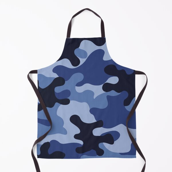 Item preview, Abstract camouflage fabric Design with a mix of grey, navy, and navy dark blue. designed and sold by HEMRO.