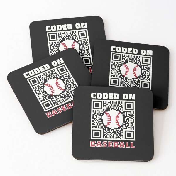 Item preview, QR Coded On Baseball designed and sold by Printed-Memes.