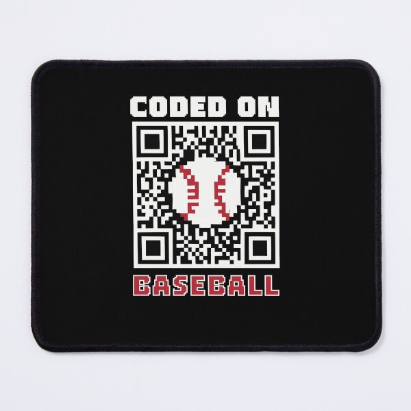 Item preview, QR Coded On Baseball designed and sold by Printed-Memes.