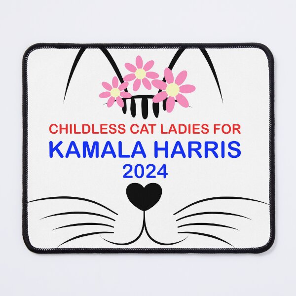 Item preview, Cat Ladies for Kamala Harris 2024 designed and sold by Curious Frog.