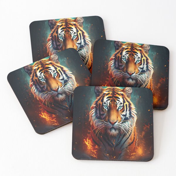 Item preview, Mystical Orange Tiger designed and sold by BirdsnStuff.