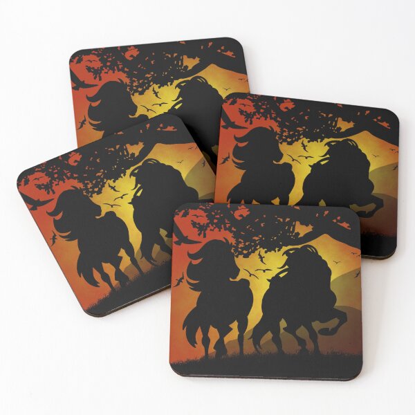 Item preview, Spirit Inspired | Mare and Stallion Sunset designed and sold by TalesFromTrails.