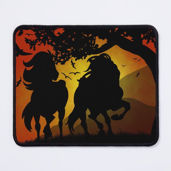 Item preview, Spirit Inspired | Mare and Stallion Sunset designed and sold by TalesFromTrails.