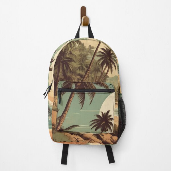 Item preview, Vintage Island Paradise Travel Poster - Tranquil Beach Getaway designed and sold by Kamal Khajeb.