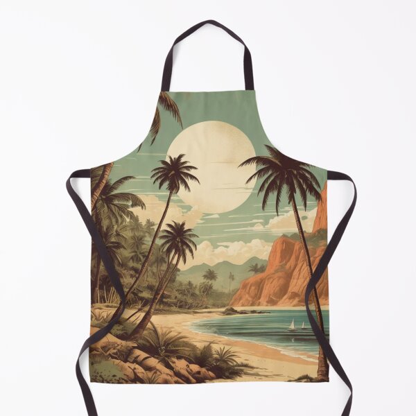 Item preview, Vintage Island Paradise Travel Poster - Tranquil Beach Getaway designed and sold by Kamal Khajeb.
