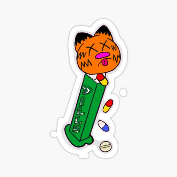 Vista previa del artículo con la obra «Dispensador de pastillas», diseñado y vendido por KhaoticKitty.