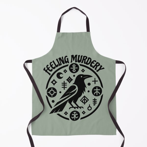 Item preview, Feeling murdery - crow humor designed and sold by EvergreenWhimsy.