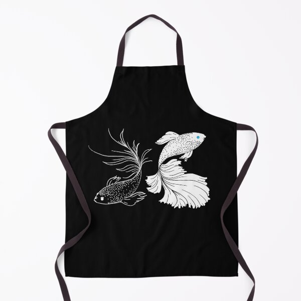 Item preview, Black And White Betta Fish / Strongest Anime Inspired / Siamese Fighting Fish Anime Shirt / SatoSugu designed and sold by Meowtaku-Shop.