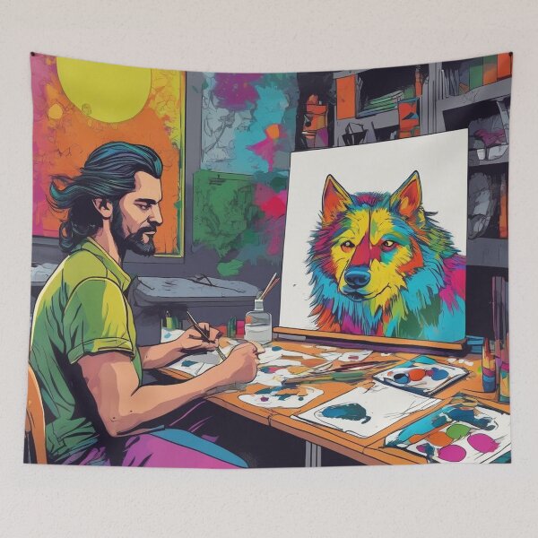 Item preview, The Living Canvas: An Artist's Wild Vision designed and sold by butikoshop.