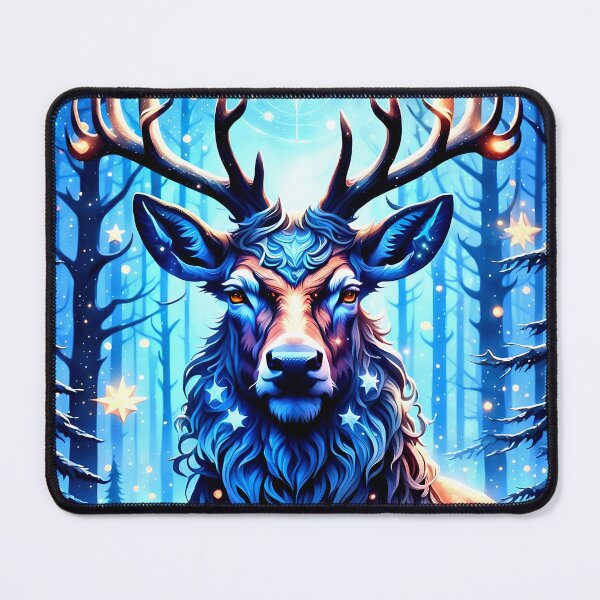 Item preview, Majestic Stag with Starry Antlers designed and sold by koreatvtea.