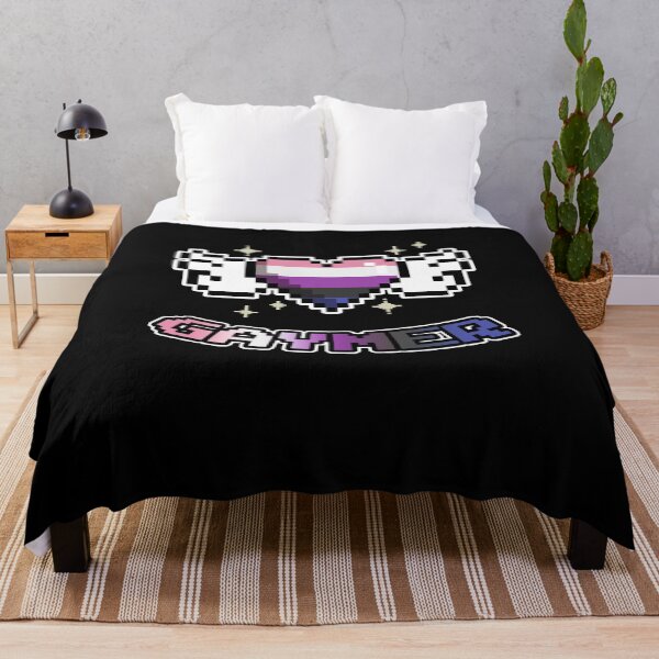 Item preview, Genderfluid Gaymer LGBT Gaming Pride Flag designed and sold by Clara Hollins.
