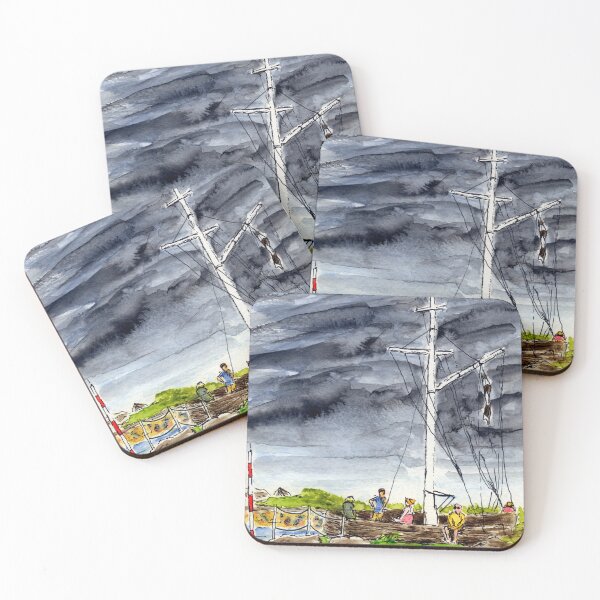 Item preview, The Flagstaff at Trearddur Bay, Ynys Mon / Anglesey, North Wales designed and sold by LymphomaLass.