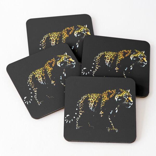 Item preview, Gold & black Jaguar designed and sold by Kelly Tappero.