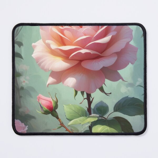 Item preview, Botanical Rose Illustration - Delicate Blooming Flower Art designed and sold by Kamal Khajeb.