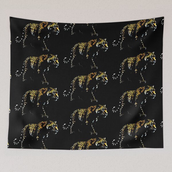 Item preview, Gold & black Jaguar designed and sold by Kelly Tappero.