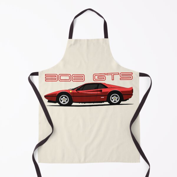 Item preview, Ferrari 308 GTS/GTB Side illustration designed and sold by blackdogshop.