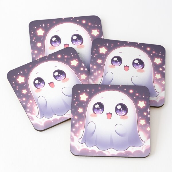 Item preview, cute ghost anime-style designed and sold by MYSTAYA.