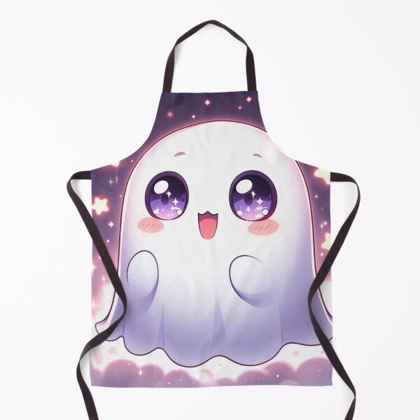 Item preview, cute ghost anime-style designed and sold by MYSTAYA.