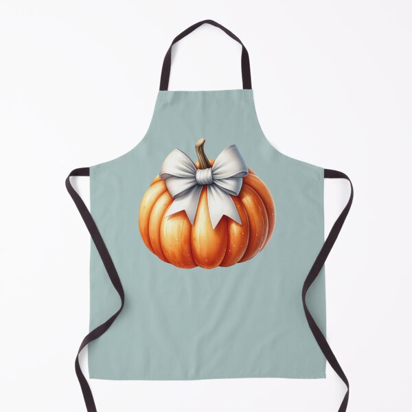 Item preview, Pumpkin with a white bow designed and sold by EmeraldeaArt.