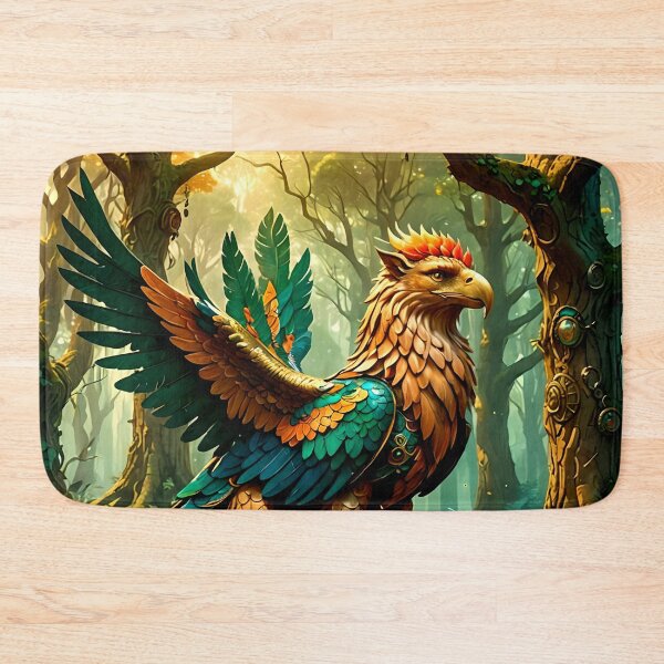 Item preview, Whimsical Griffin Guarding Treasure designed and sold by koreatvtea.