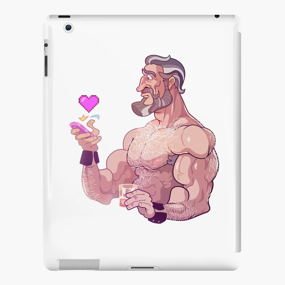 muscle man iPad Case & Skin for Sale by KnitNknot