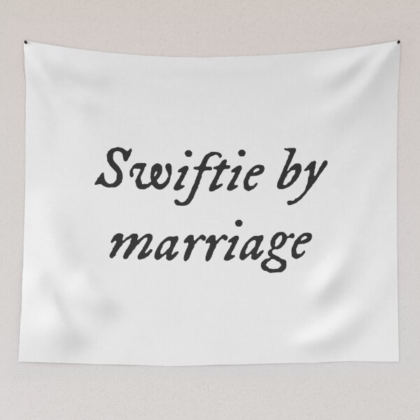 Item preview, swiftie by marriage (folklore style) designed and sold by sarabye.