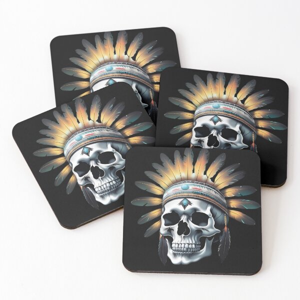 Item preview, Apache Skull designed and sold by DebriArte.
