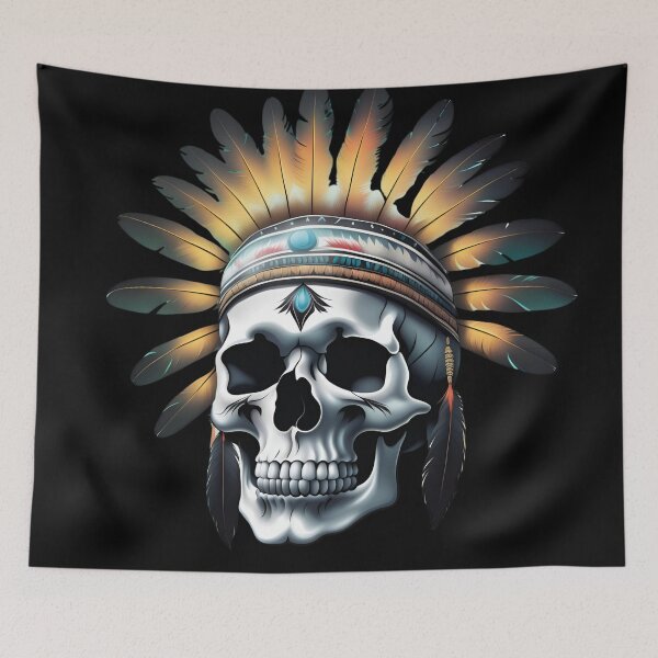 Item preview, Apache Skull designed and sold by DebriArte.